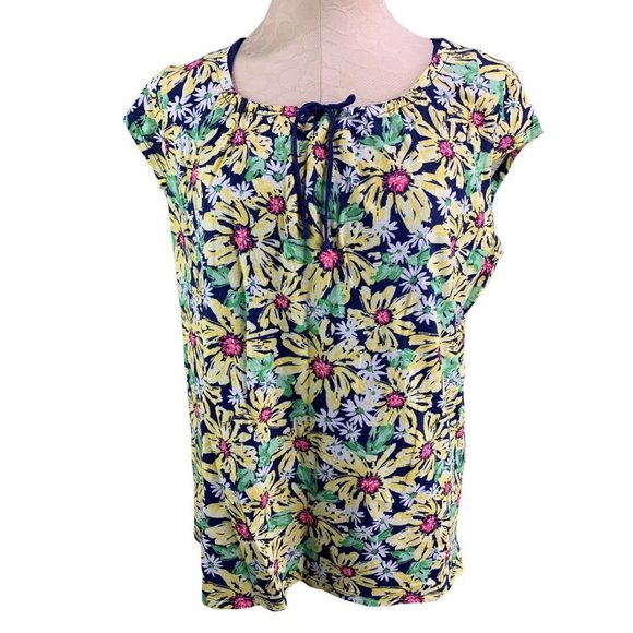Medium Petite Carol Hochman Women's Sleepwear Shirts Cami and Tshirt Floral - Picture 2 of 11